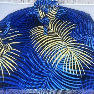 Men’s Lolani made in Hawaii Palm Leaf Polo Shirt 2X